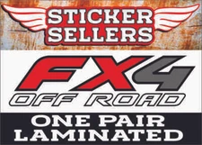 2004 FX4 OffRoad Decals Stickers F Truck Super Duty - LAMINATED PAIR
