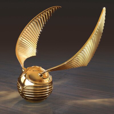 HARRY POTTER Golden Snitch Music Box Opens To Reveal Horcrux