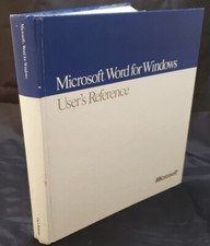 Various: Microsoft Word for Windows User's Reference HB - No DJ as issued 1st/1s