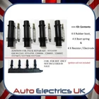4x NEW Ignition coil pack Spark Plug Rubber Boot connectors & Springs Repair Kit