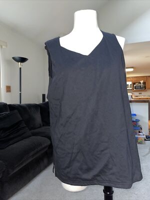 Basic Edition Black Tank Top Size X  Brand New With Tags