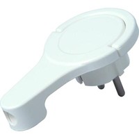 Kopp - Schutzkontakt- Winkelstecker, FüR Kabel Bis 3×1,5Mm², Arktisweiß- 1720020