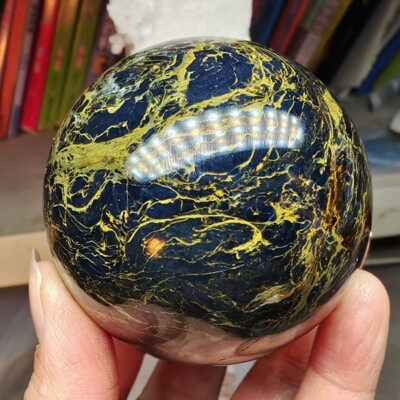 385g WOW! Natural Rare Pietrsite Crystal ball Quartz Sphere Healing