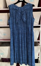 MARC JACOBS 2013 Black Label COLLECTION Blue Silk Dress Sz 4 fits 6, 8