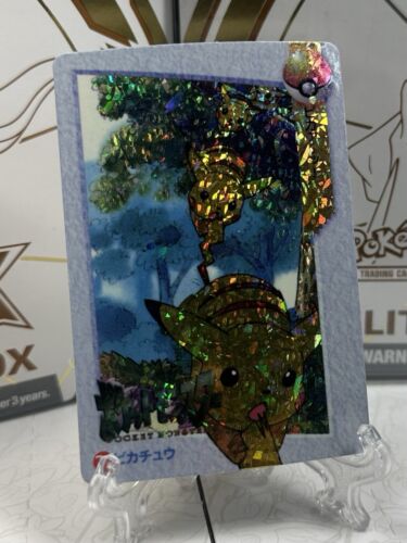 Pokemon Anime collection Pocket Monsters Vintage Vending Machine Holo sticker - Picture 5 of 9