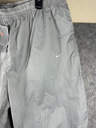 Nike Vintage Trainingshose XXL Grau Nylon Windbreaker Y2K Sportlich Neu mit Etikett - Bild 3 von 11