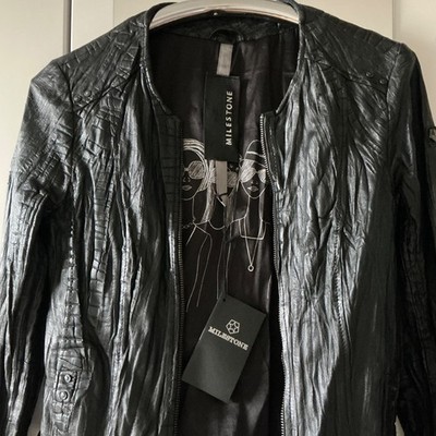 NEU Aufwändige Lederjacke  von MILESTONE SAMIRA, butterweich, Gr. 38 NP 329