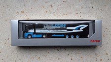 NEU! Herpa Exclusive Series OVP Mercedes Timelog24 Megatrailer-Sattelzug 1:87