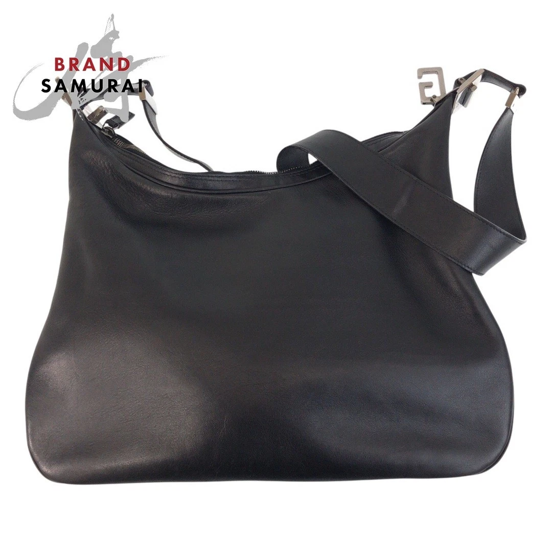 Sac à bandoulière Gucci noir argent quincaillerie cuir 001 3341 pour femme 501986 occasion