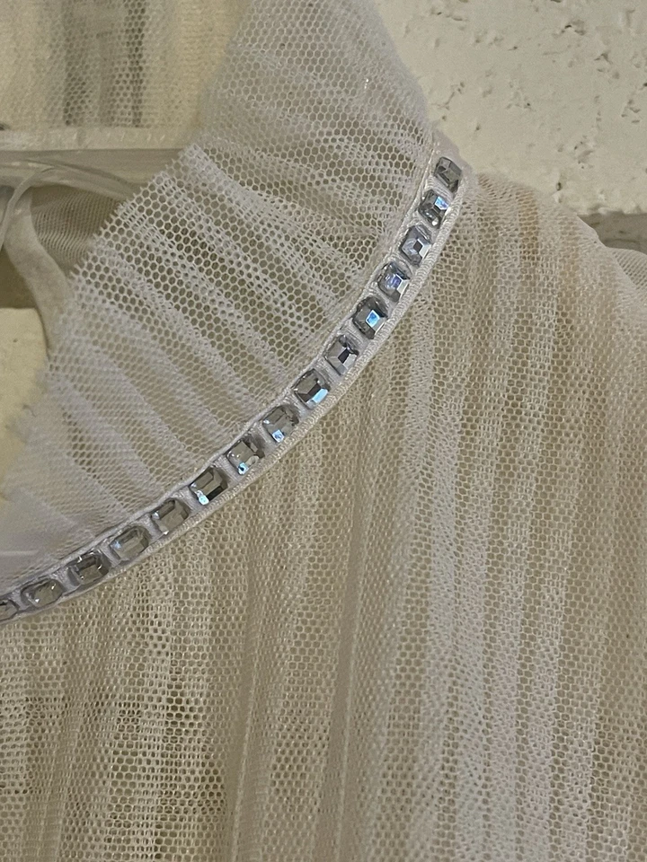 Victoria’s Secret DREAM ANGELS Sexy Tulle & Lace Bra Top Bustier  34C Ivory - Image 3 of 4