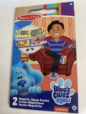 Melissa  Doug Blue's Clues  You 2-15 Pc TakeAlong Magnetic Jigsaw Puzzles
