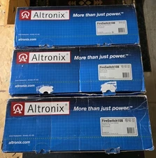 ALTRONIX FIRESWITCH108 MANAGED FIRE ALARM POWER SUPPLY PANEL - NEW - 3 AVAIL.