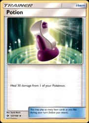 Potion 127/149 Sun & Moon Base Set Uncommon Pokemon TCG