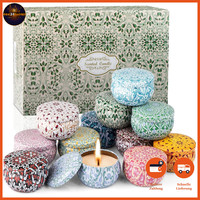 Duftkerzen Geschenkset 12 StüCk Sojawachs Weihnachten Deko FüR Damen Geschenk