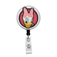 Daisy Duck - Retractable Badge Holder - Badge Reel - Lanyard