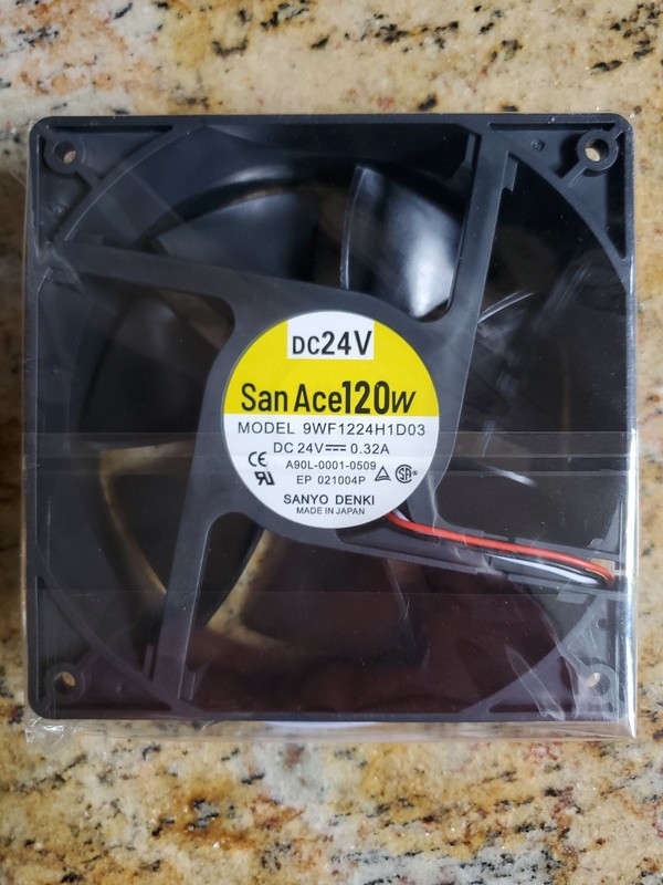 Sanyo Denki Made In Japan San Ace 120w Model 9wf1224h1d03 Dc24v 0.32A Fan NWT