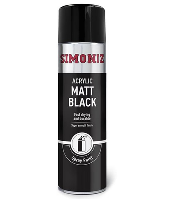 #ad #ad Simoniz VHT Matt Black Paint Very High Temperature Car Spray Aerosol Can 500ML GBP 6.00