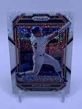 2023 Panini Prizm Baseball Willie Mays White Prizm Sparkle SSP HOF