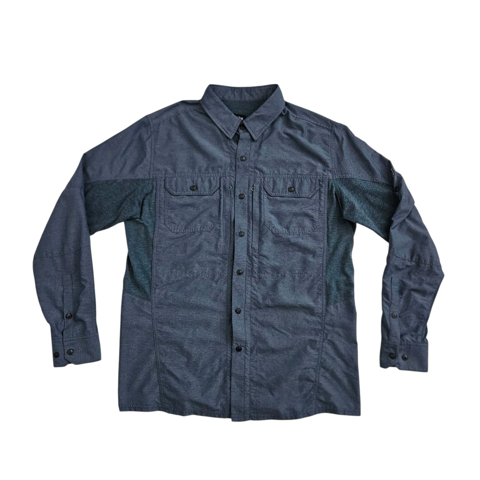 Kuhl Shirt (Men's Small) Blue Airspeed Button Vented Performance Roll Tab Hiking
Opens in a new wind