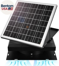 32 Watt Solar Attic Fan Solar Powered Roof Exhaust Fan up to 3000 Sq Ft,2500 CFM