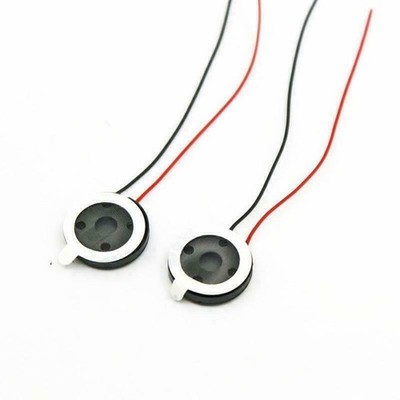2pcs Speaker 13mm Dia 8 Ohm 1W 2-Wire Mini Micro Audio Magnetic for Arduino
