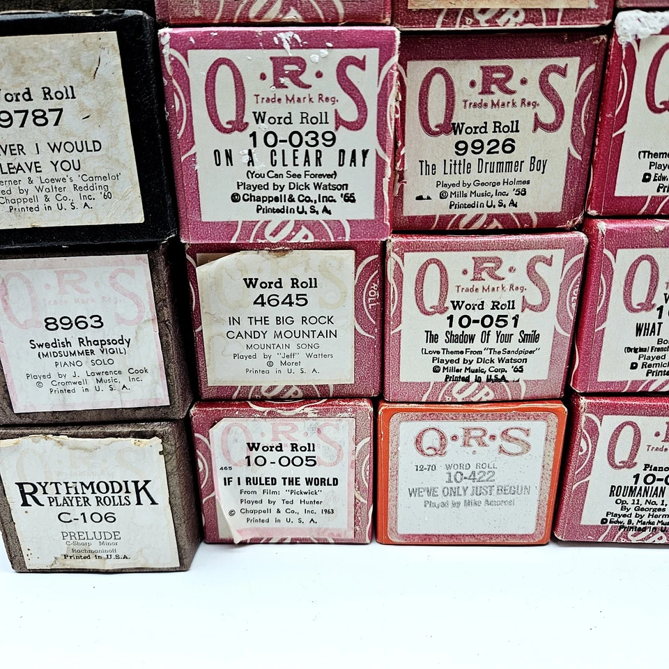 QRS Piano Word Roll Lote de 30 Queen Bohemian Rhapsody +++ Foto 3 de 4