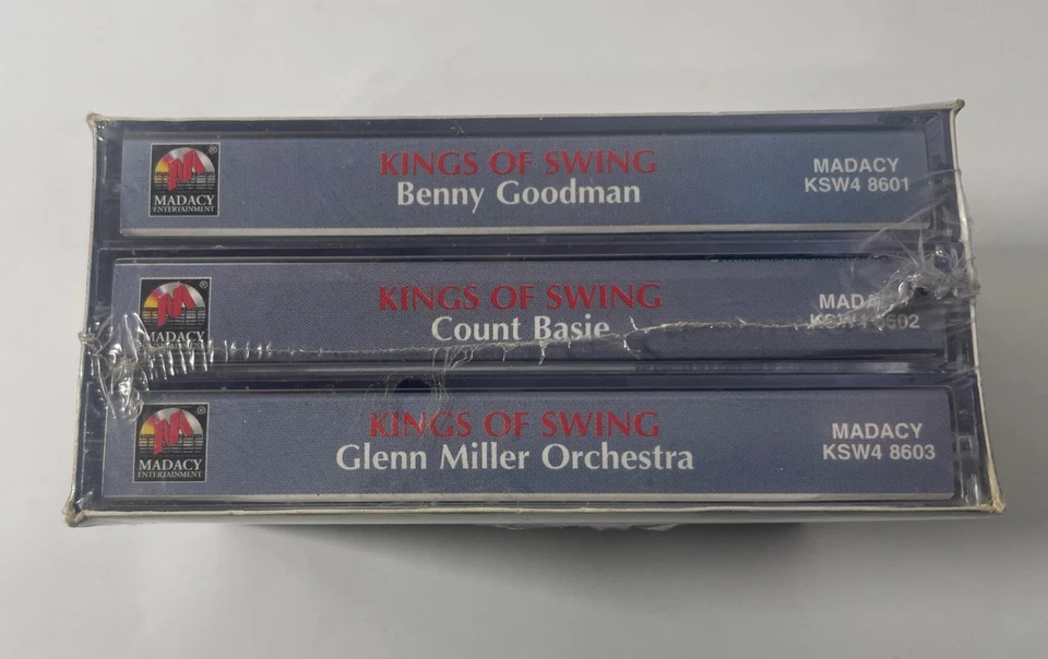 Kings Of Swing SEALED Cassettes (3) Benny Goodman Glenn Miller Count Basie NEW - Image 3 of 4