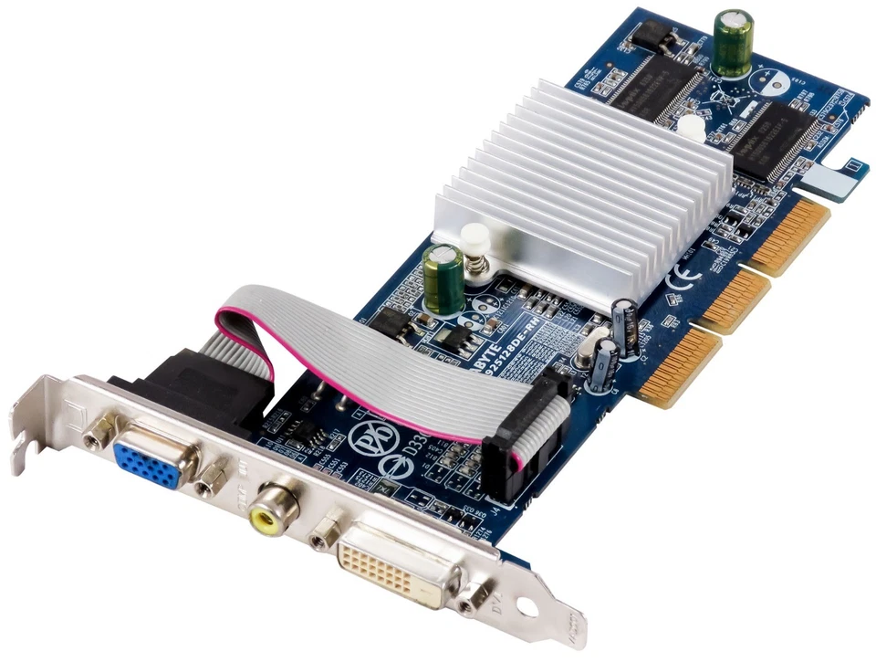 GIGABYTE Ati Radeon Tm 9250 Vpu 128MB GV-R925128DE-RH AGP - Image 2 of 2