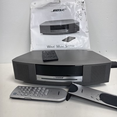 BOSE Wave Radio CD Player Model AWRC-1G Gray Untested - No