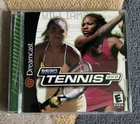 Tennis 2K2 Sega Dreamcast CIB Complete Green Spine Variant Tested Works