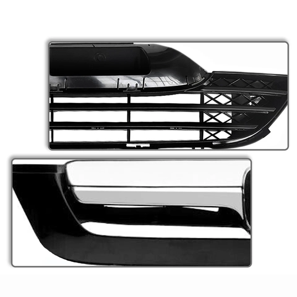 Front Upper & Lower Chrome Bumper Grille FIT 2007-2009 Honda CR-V HO1200186 - Изображение 2 из 4
