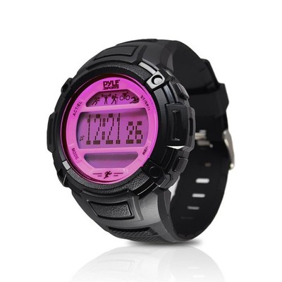 Pyle Pedometer, Sleep Monitor Wrist Multifunction Activity Watch (Pink) PAST44PN