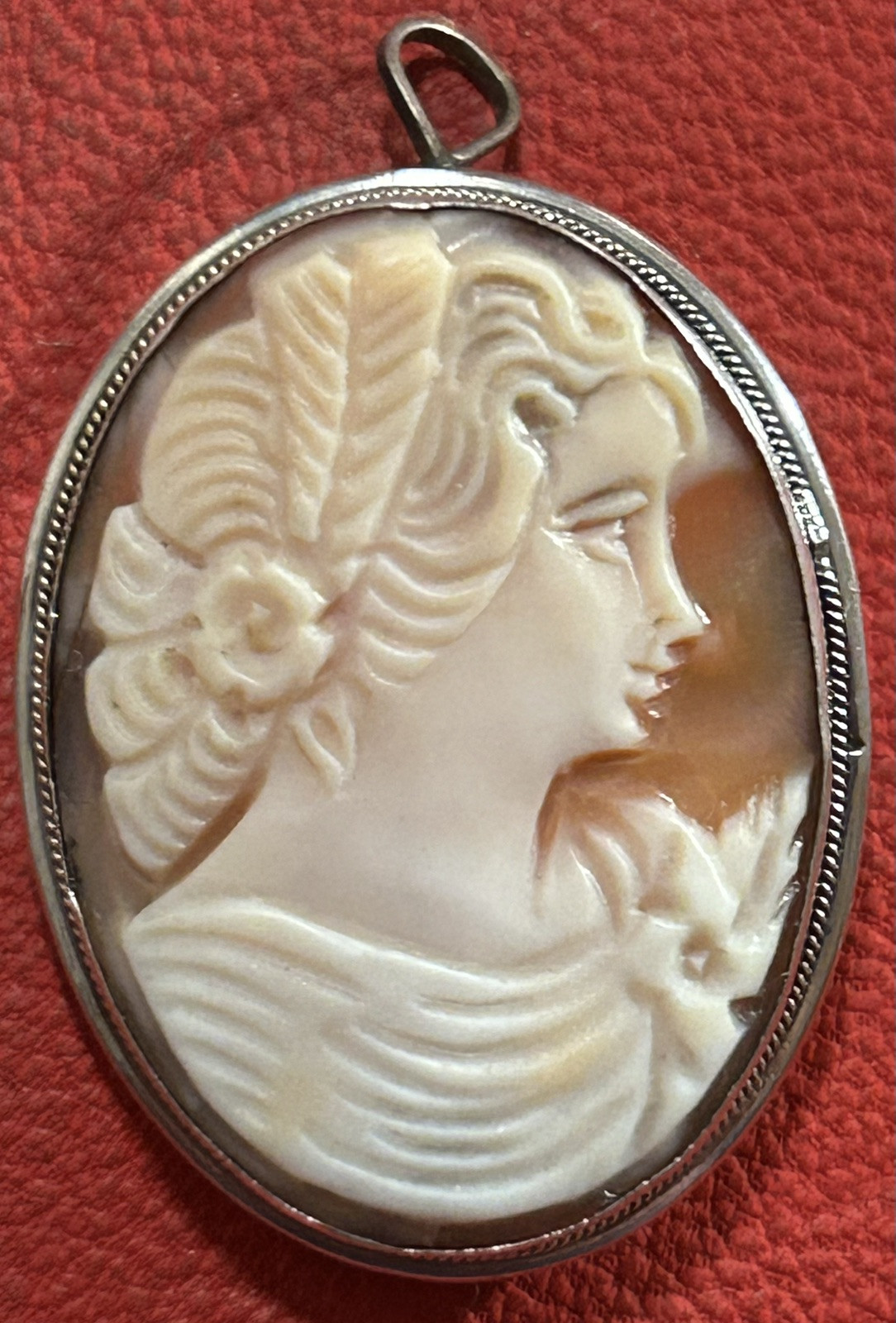 Beautiful Exquisite (.800) Silver Shell Victorian… - image 1