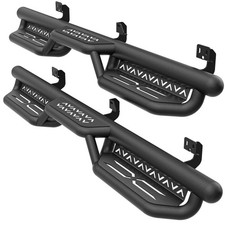 Crew Cab Running Boards Two Stairs Design Side Steps