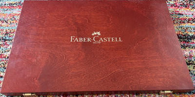 Faber-Castell Albrecht Dürer Buntstifte Set, 100 Farben in Holzbox mit 2 Etagen