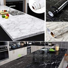 10FT Marble Contact Paper Self Adhesive Peel Stick Wallpaper Kitchen Countertop