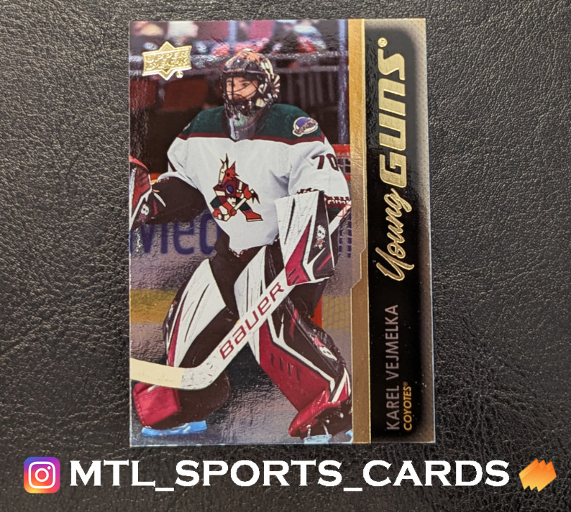 2021-22 Upper Deck #458 Karel Vejmelka Young Guns Silver Foil Rookie