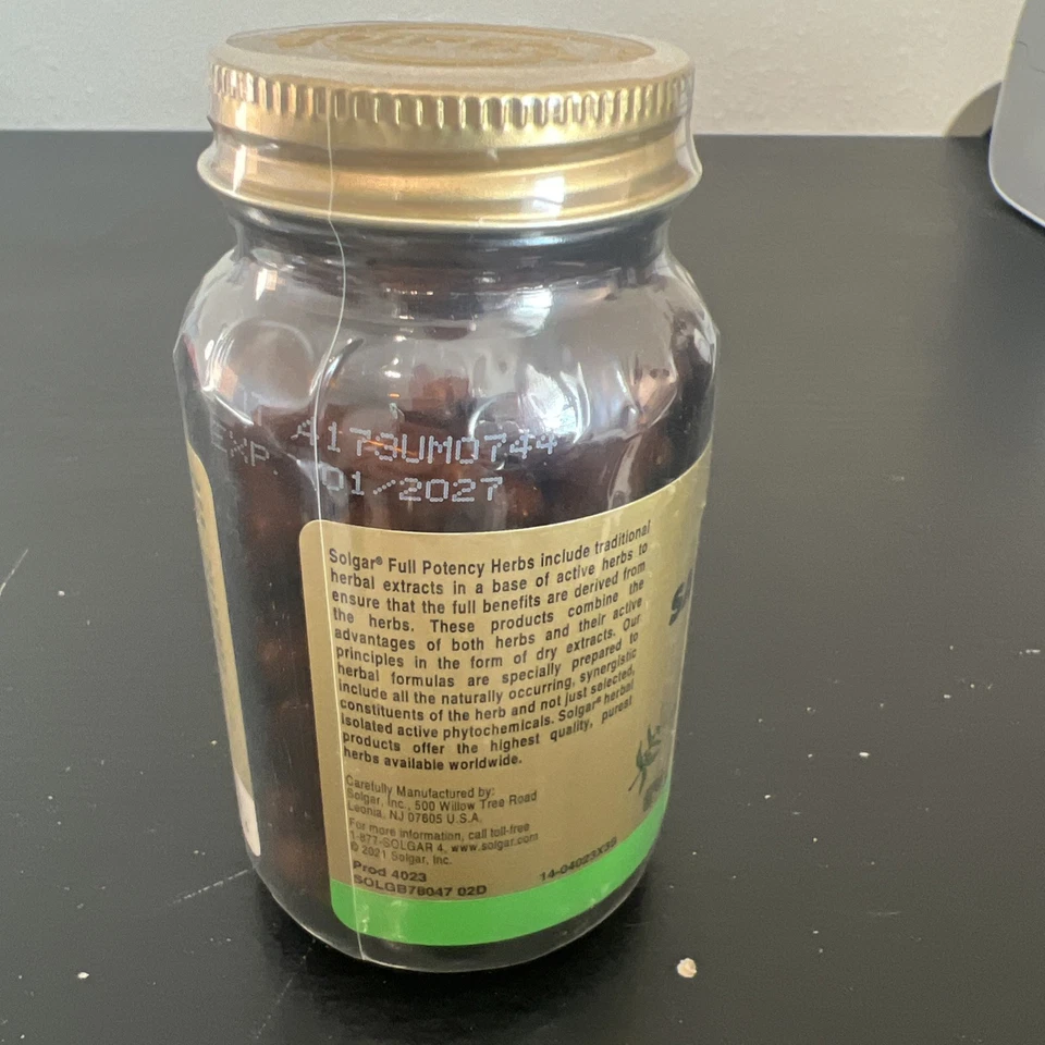 Suplemento dietético Solgar FP Saw Palmetto Berries 100 cápsulas vegetales 27/01 Foto 3 de 4