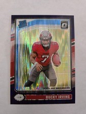 2024 Panini Donruss Optic - Rated Rookie Bucky Irving #216 Purple Shock Prizm...