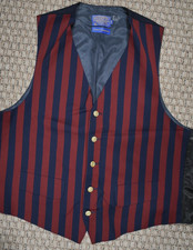 Pendleton Berry Navy Stripes "Country Traditionals" Vest - 46