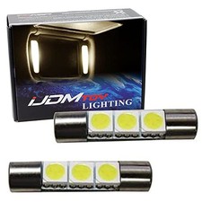 3-SMD 29mm 6614F Replacement Bulbs Compatible With Car Sun Visor Warm White