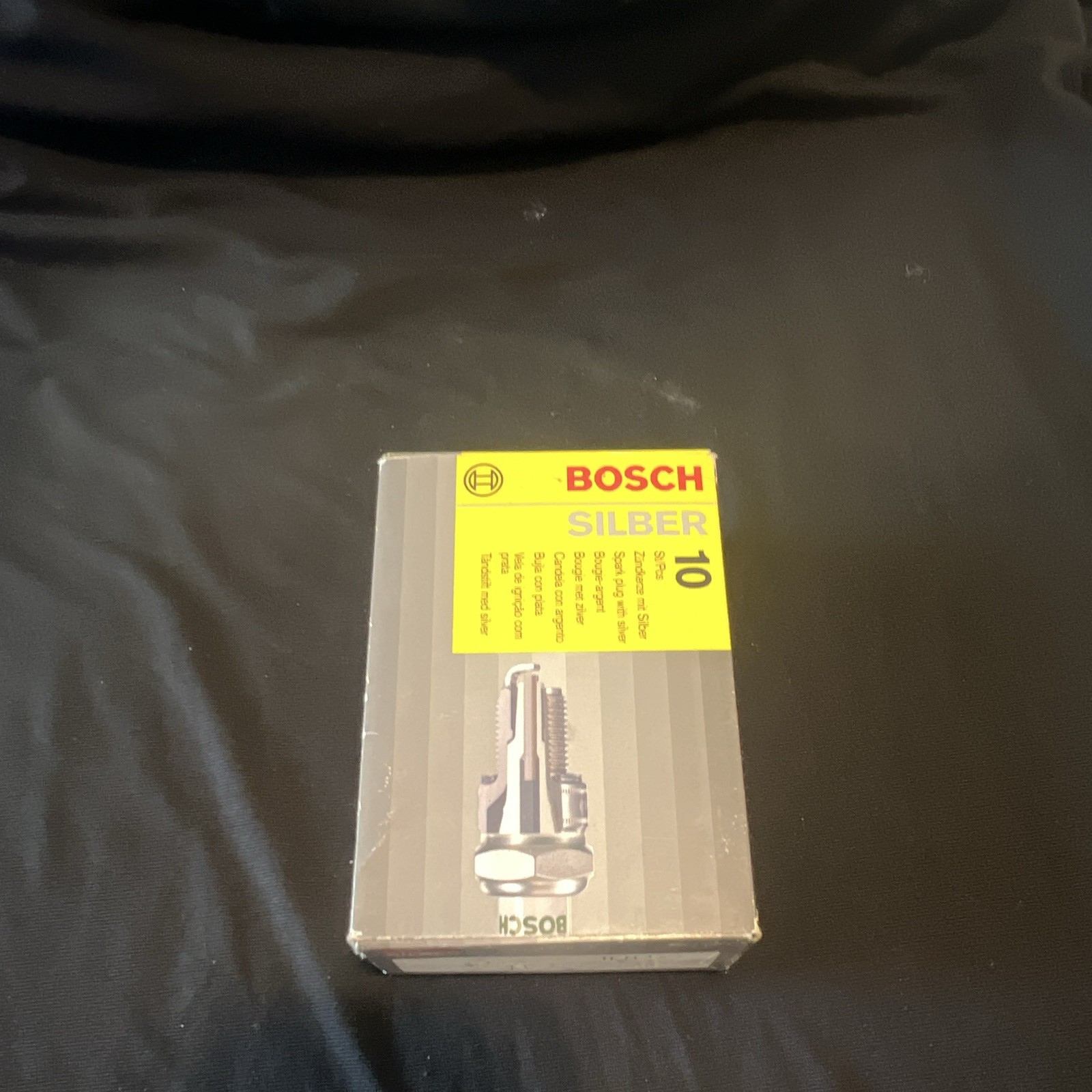 Bosch Silver Spark Plugs H3CS Set of 10 New Old Stock