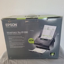 Epson WorkForce Pro GT-S50 Sheetfed Scanner Missing Powercord 