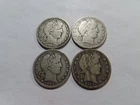 C2 USA 1901-O, 1902, 1903-S, & 1906 Barber Half Dollar Group 4 pcs