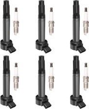 6 Pack Ignition Coil & Spark Plug Kit Fits 2006-2012 Toyota RAV4 3.5L UF487