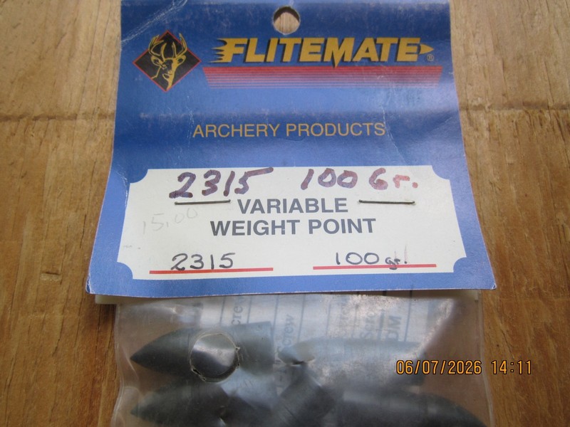2315 100gr.  Flitemate Points