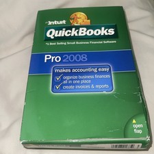 INTUIT QUICKBOOKS PRO 2008 FOR WINDOWS FULL RETAIL US VERSION LIFETIME LICENSE