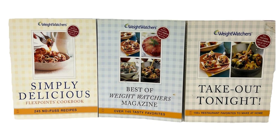 Weight Watchers Lot Of 10 Cookbooks VERY GOOD Foto 3 de 4