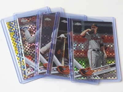 Topps Chrome Baseball 2017 X-Fractor MLB Auswahl aus Dropdown-Liste