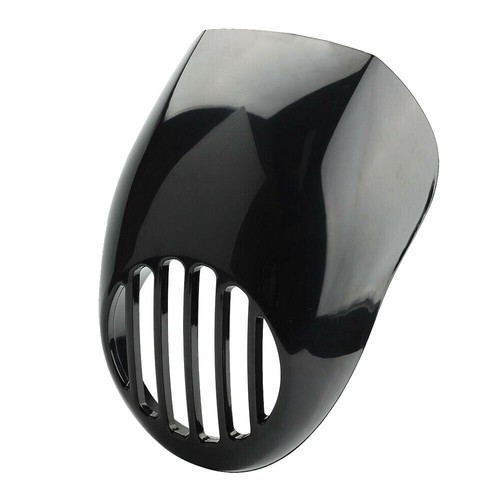 Gloss Black Headlight Fairing Mask Cowl Fork Mount For 5 3/4" Cut Out Headlight - Picture 6 of 11